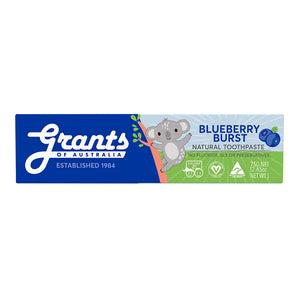 Grants Toothpaste KIDS Blueberry Fluoride Free