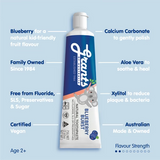 Grants Toothpaste KIDS Blueberry Fluoride Free
