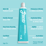 Grants Toothpaste Sensitive Fluoride Free