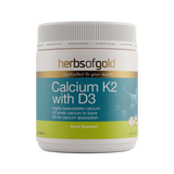 Herbs Of Gold Calcium K2 with D3