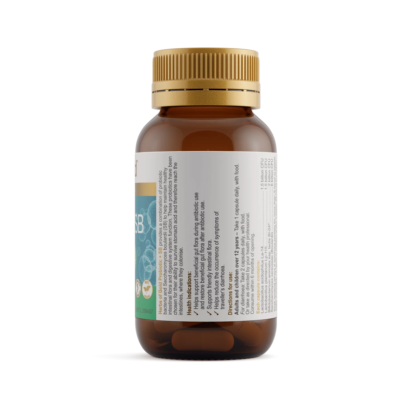 Herbs of Gold Probiotic + SB