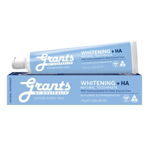 Grants Toothpaste Whitening +HA Fluoride Free
