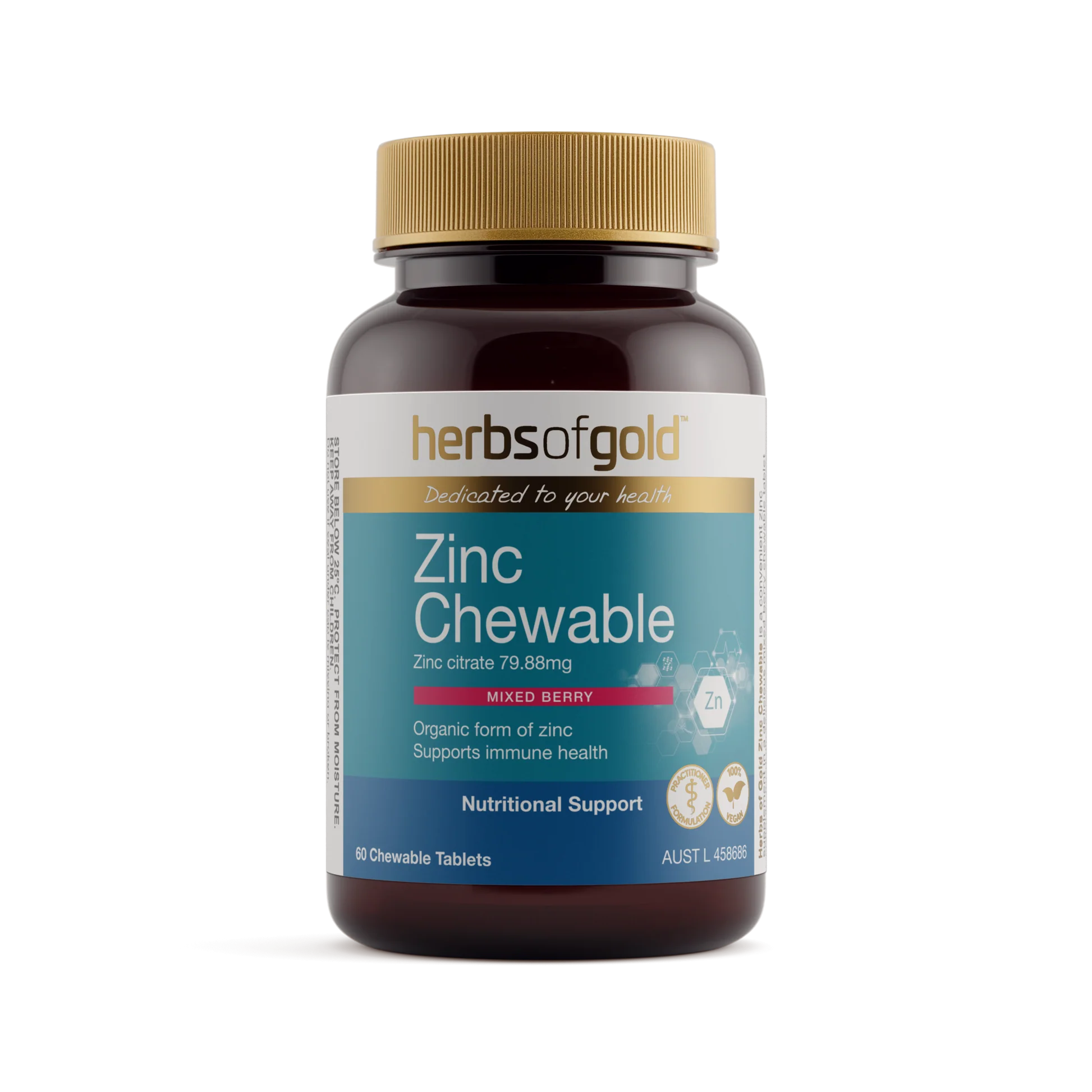 Herbs Of Gold Zinc Chewable
